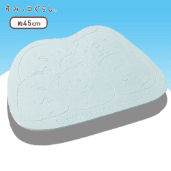 すみっコぐらし ダイカット珪藻土バスマット B.グリーン