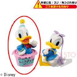 〈外装ダメージ〉ディズニーキャラクターズ Fluffy Puffy〜ドナルドダック〜 A.happy Birthday