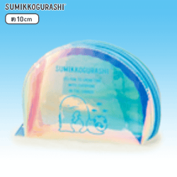 すみっコぐらし オーロラミニポーチ E.とかげ