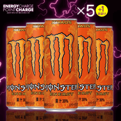 【エナジーチャージ】モンスターカオス 355ml 5本セット＋もう1本オマケ