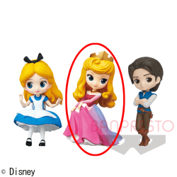 【B.Aurora】Disney Characters Q posket petit -Alice･Princess Aurora･Flynn Rider- 