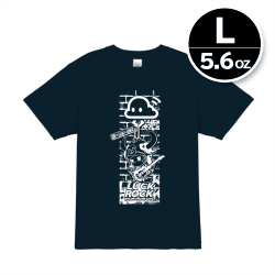 【L／ネイビー】限定トリプルネームTシャツ