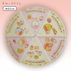【A.ピンク&クリーム】すみっコぐらし いちごフェア プレートセット