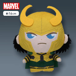 【D.ロキ】MARVEL moipon EXぬいぐるみ-キャプテン・アメリカ／ウィンター・ソルジャー／ソー／ロキ-