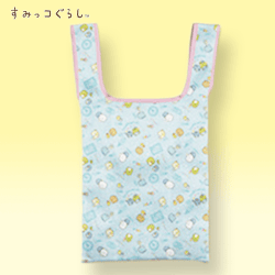 【A.アイス(ブルー)】すみっコぐらし 防滴エコバッグ