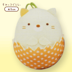 【C.ねこ】すみっコぐらし カラフルたまごちびマスコット