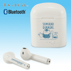 【B.ブルー】すみっコぐらし Bluetoothワイヤレスイヤホン Part2