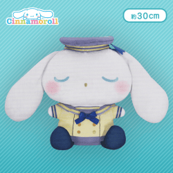 【B.すやすや】シナモロール木漏れ日の学び舎BIGぬいぐるみ−シナモロール−