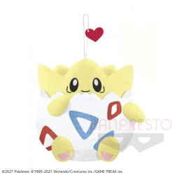 【B：トゲピー】ポケットモンスター でっかいコロっとまんまるぬいぐるみ「あまえる」〜イーブイ・トゲピー・ワンパチ〜