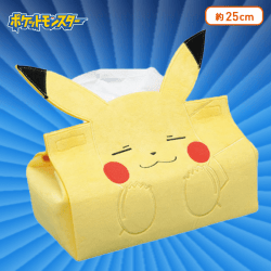 【ピカチュウ】ポケットモンスター PMティッシュボックスカバー〜ピカチュウ／モルペコ（まんぷくもよう）／ワンパチ〜