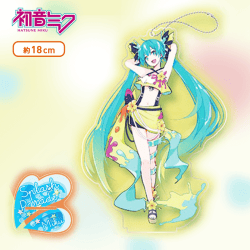 【わな。Ver.】初音ミクシリーズ スタンド付ビッグクリアKCM“初音ミク-スプラッシュパレード”