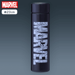 【ブラック】MARVEL [PM]スタイリッシュステンレスボトルVer.2