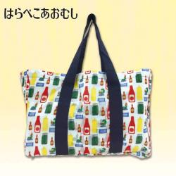 【NAVY】はらぺこあおむし 折り畳み保冷レジカゴバッグ