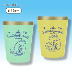 【ペンギン？&ねこ】すみっコぐらし たぴおかパーク 真空ステンレスペアタンブラー