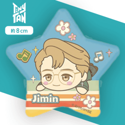 【Jimin】TinyTAN 寝そべり MP星形缶バッジ〜Dynamite〜