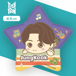 【Jung Kook】TinyTAN 寝そべり MP星形缶バッジ〜Dynamite〜