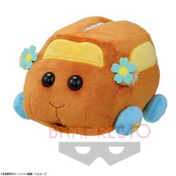 【C:チョコ】PUI PUI モルカー ぬいぐるみミニティッシュケース〜シロモ・アビー・チョコ〜