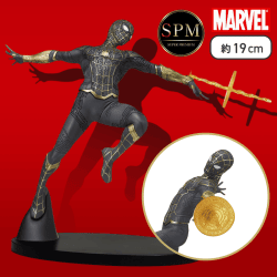 『スパイダーマン：ノー・ウェイ・ホーム』 SPMフィギュア “スパイダーマン BLACK&GOLD SUIT with Magic Web Shooter” 