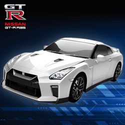 【WHITE】RC NISSAN GT-R (R35)