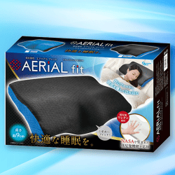 【BLACK】低反発枕 aerial fit 6