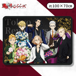 【ブラック】東京リベンジャーズ スーツstyle ミニブランケット