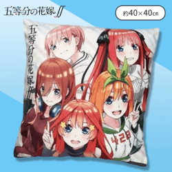 【A柄】五等分の花嫁　プリントスクエアクッション2