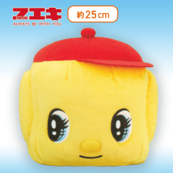 【レッド】フエキ フェイスぬいぐるみBIG