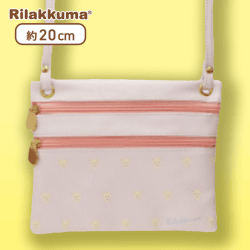 【ピンク】リラックマ Rilakkuma Style レザー風サコッシュ
