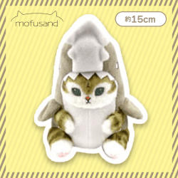 【サメにゃん(ノコギリ)】mofusand サメにゃんぬいぐるみ２