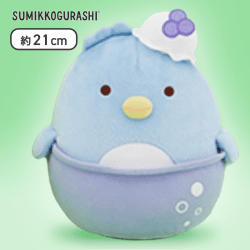 【ぺんぎん（本物）】すみっコぐらし クリームソーダころっとぬいぐるみ