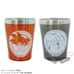 【オレンジ&シルバー】ドラゴンボール超 スーパーヒーロー ステンレスタンブラーセット