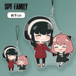 【ヨルとアーニャ】SPY×FAMILY クリアマスコット