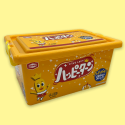 ハッピーターンポットお菓子コンテナ※賞味期限:2022/8/5