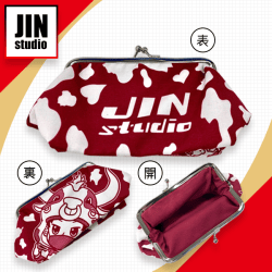 【レッド】JINstudioがま口財布