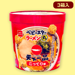ベビースターラーメン丸天下一品こってり味バーレルBOX※賞味期限:2022/10/2