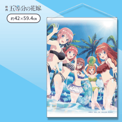 【映画イラスト（水着）】映画五等分の花嫁A2タペストリー