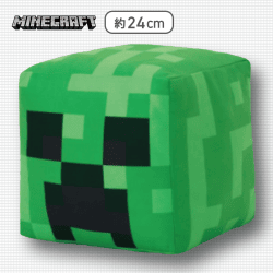 【クリーパー】マインクラフト キューブ型BIGぬいぐるみ〜クリーパー・TNT〜