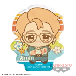 【Jimin】TinyTAN Dynamite ちびぐるみアクリルバッジ