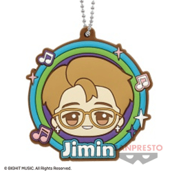 【Jimin】TinyTAN Dynamite ちびぐるみラバーキーホルダー