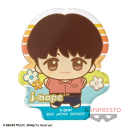 【j-hope】TinyTAN Dynamite ちびぐるみアクリルバッジ