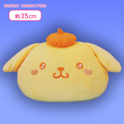 【ポムポムプリン】 サンリオキャラクターズ うるキラもちもちフェイスクッション