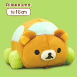 【リラックマ（口開け）】リラックマ つながるミニカーぬいぐるみ