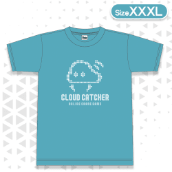 【アクアブルー/XXXL】Pixel-Tshirt