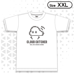 【ホワイト/XXL】Pixel-Tshirt