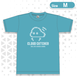 【アクアブルー/M】Pixel-Tshirt