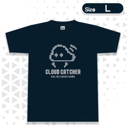 【ネイビー/L】Pixel-Tshirt