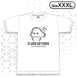 【ホワイト/XXXL】Pixel-Tshirt