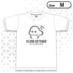 【ホワイト/M】Pixel-Tshirt