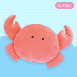 【かに】つぶらな瞳の水族館　もちふわ　おっきめぬいぐるみ