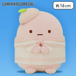 【たぴおか（ピンク）】すみっコぐらし ぺんぺんフルーツバケーション マリンぬいぐるみ